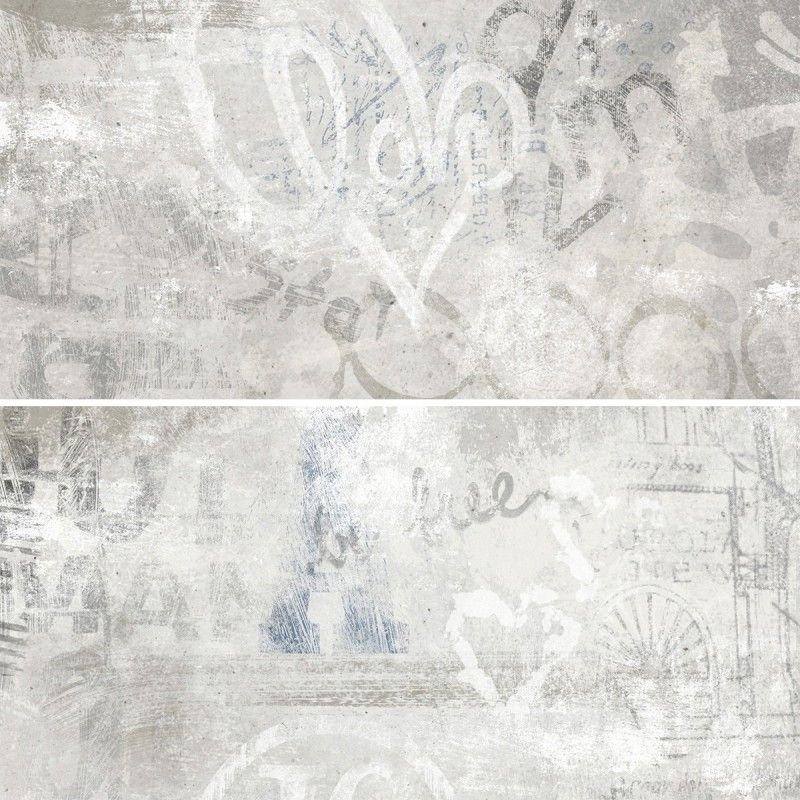 VOLCANO GRAFFITI MIX WHITE RETTIFICATO  30x60 -  J86796 Ceramiche Rondine CERAMICA RONDINE - 1