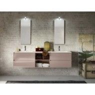 Badschrank ändern H230xB193,2xP50,5 cm Zusammensetzung CHA 09 - Hafro - Geromin