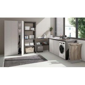 Wäscheschrank - Store - H200xL337xP65 cm Zusammensetzung STO 01 - Hafro - Geromin