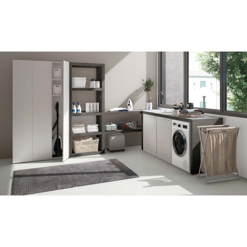 Wäscheschrank - Store - H200xL337xP65 cm Zusammensetzung STO 01 - Hafro - Geromin