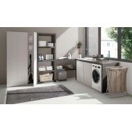 Laundry cabinet - Store - H200xL337xP65 cm Composition STO 01 - Hafro - Geromin