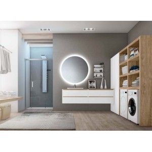 Laundry cabinet - Store - H200xL248xP65 cm Composition STO 02 - Hafro - Geromin