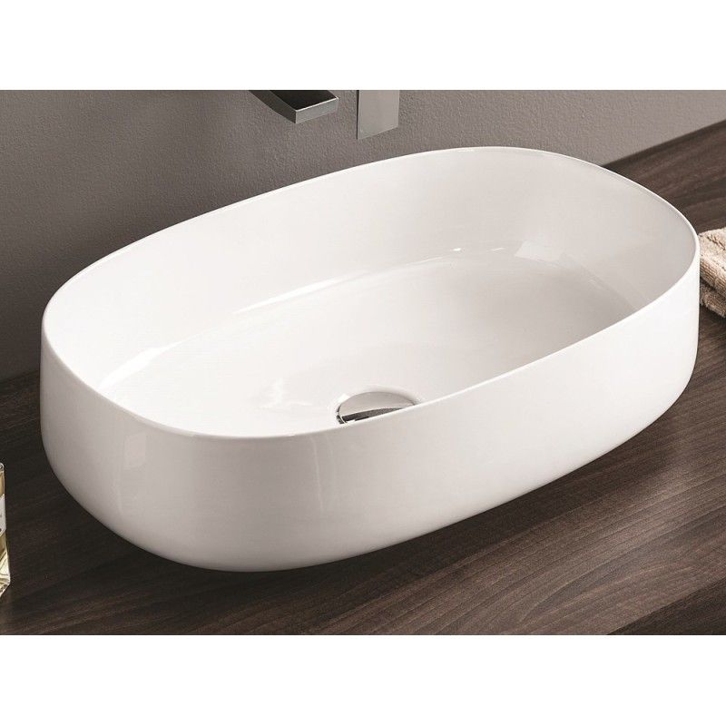 Basin portant Blanc brillant  COGNAC 55 Artceram