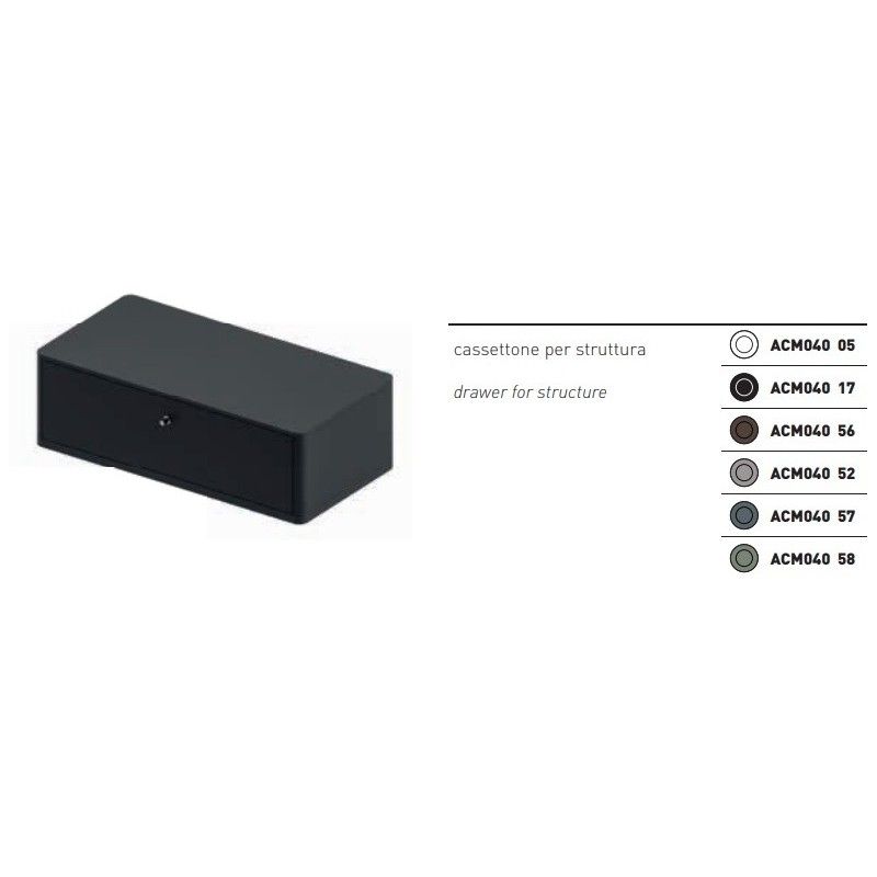 ARTCERAM FUORI SCALA  Tiroir pour structure