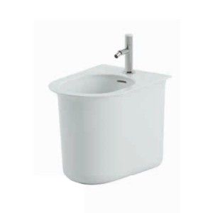 ARTCERAM CHIC  BODEN  BIDET EIN LOCH GLAENZED WEISS