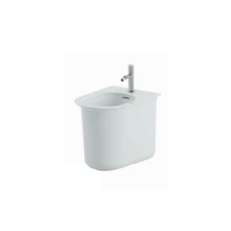 ARTCERAM CHIC BIDET ONE TROU AU SOL  BLANC POLI