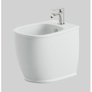 ARTCERAM ATELIER DOS AU MUR BIDET 1 TROU BLANC BRILLANT