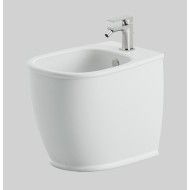 ARTCERAM ATELIER DOS AU MUR BIDET 1 TROU BLANC BRILLANT