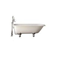 Kensington 154 Vasca in ghisa 154LxH60xD78 con piede Eagle 2 DEVON&DEVON - 1