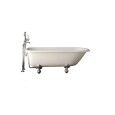 Kensington 154 Baignoire en fonte 154LxH60xP78 avec pied Eagle 2 DEVON&DEVON - 1