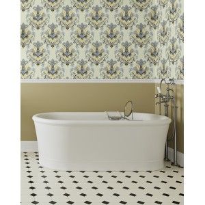 Celine Petite Badewanne in Weiß White-Tec 168LxH60xT78,5 DEVON&DEVON - 1