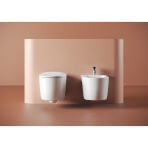 WC SUSPENDU ARTCERAM MONET SANS PONT + KIT DE FIXATION