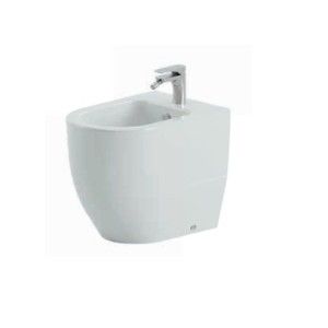 BIDET AU SOL  ARTCERAM MONET + KIT DE FIXATION
