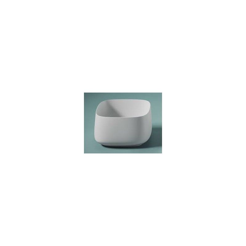 Basin portant Blanc brillant  COGNAC QUADRO 43 Artceram