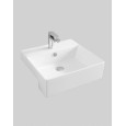 ARTCERAM SEMI-RECESSED WASHBASIN QUADRO 50