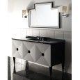 Jetset 3 Mobile portalavabo in legno laccato nero 3 ante L166xH93xD58 DEVON&DEVON - 1