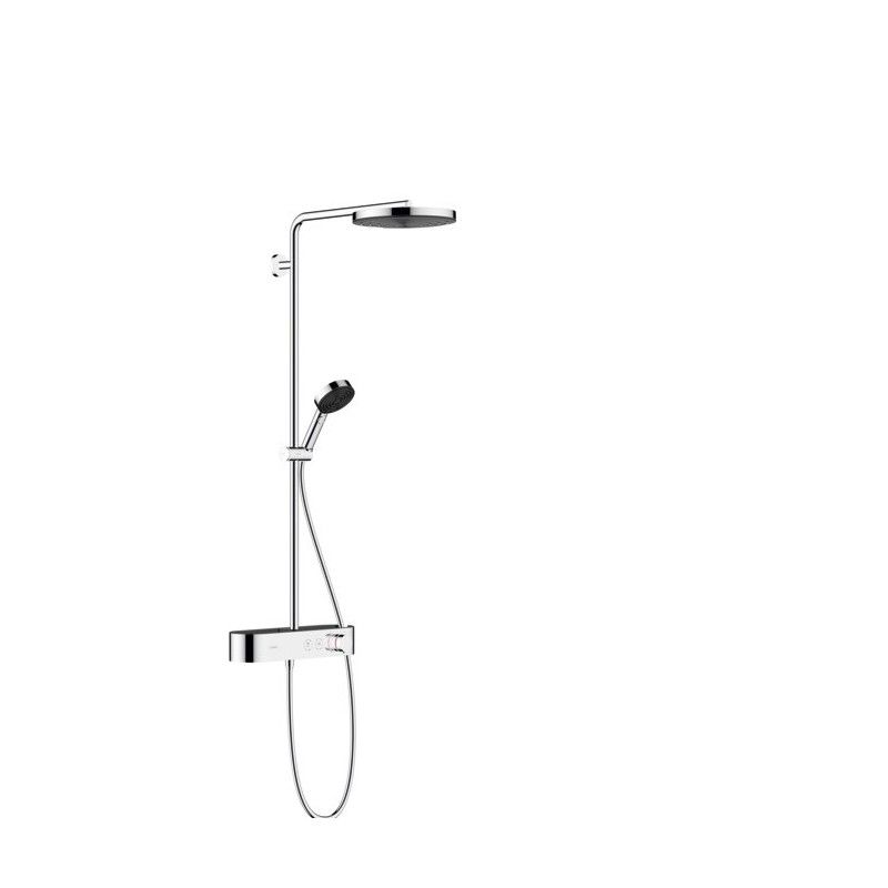 PULSIFY S Showerpipe 260 1jet Ecosmart mit Hansgrohe Shower Tablet Select 400