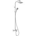 Hansgrohe VERNIS SHAPE Showerpipe 230 1jet with thermostatic bath Hansgrohe CHROME