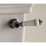 Westminster Collection Lever for Low Level Cistern and close coupled Cistern L3,2xH4,4xD9,8 with Finish Chrome DEVON&DEVON - 1