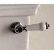 Rose Collection Hebel für Tiefliegender Spülkasten und WC Kombination L3,2xH4,4xD9,8 mit Finitur Chrom DEVON&DEVON - 1