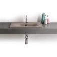 SOFT P46 LAVABO ENCASTRABLE 61 BLANC sans trou - DISEGNO CERAMICA