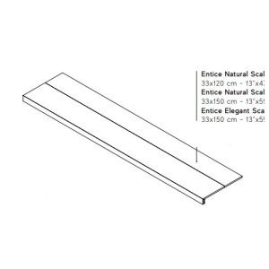 Entice Ash Oak Natural  Step  33x150 - Atlas Concorde AFI4 CERAMICHE ATLAS CONCORDE - 1
