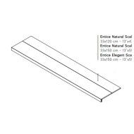 Entice Pale Oak Natural  Step  33x120 - Atlas Concorde AFI9 CERAMICHE ATLAS CONCORDE - 1