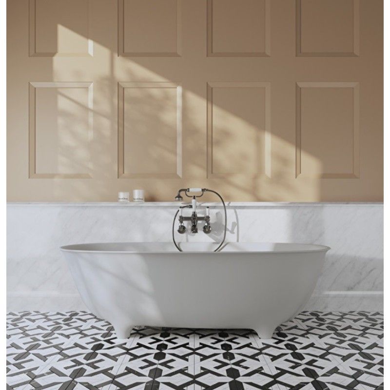 DOVE Vasca freestanding in White Tec Plus L170,5 x H52,8 x D84,6 DEVON&DEVON - 1