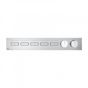 HI-FI Compact Externe Teile für Einfunktions-Thermostatmischer, mit GESSI ON-OFF-Tasten