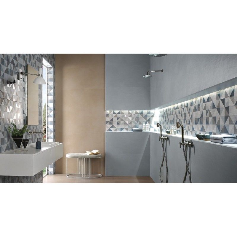 MILANO MOOD 50X120 TEXTURE TRIANGOLI REKTIFIZIERT - fQDF Fap Ceramiche FAP CERAMICHE - 1