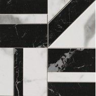 ROMA GOLD CARRARA/NERO ELEGANTE DECO MOSAIK 30X30  - fQKC Fap Ceramiche FAP CERAMICHE - 1