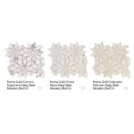 ROMA GOLD ONICE NEVE DAISY MOSAIK 29X31,9 - fQKY Fap Ceramiche FAP CERAMICHE - 1