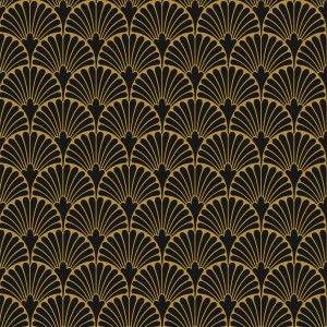 ART-DECO BLACK MANHATTAN NAT 29,75X29,75 - APARICI APARICI CERAMICA - 1