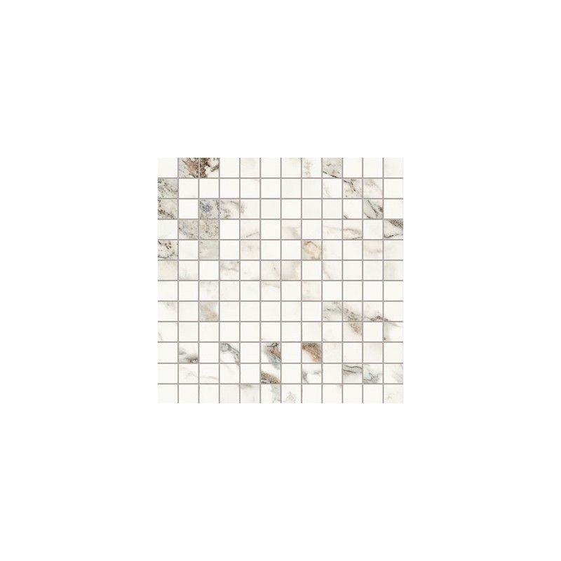 AESTHETICA Bianco Mosaik 30x30 Glattes natuerliches rektifiziertes  - LA FAENZA MK.AE CAP6 30 LA FAENZA - 1