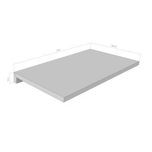 BLOX Elle Element  30x60x5 Argento  - Ceramica d'Imola BLOX L 60AG AS CERAMICA D'IMOLA - 1