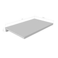 STONCRETE Elemento a Elle  30x60x5 Camargue Liscio - Ceramica d'Imola STCR L 60CG AS CERAMICA D'IMOLA - 1