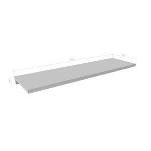 THE ROCK Elle Element  30x90x5 Argento  - Ceramica d'Imola SOAPST L 90 AS CERAMICA D'IMOLA - 1