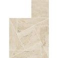 Marvel Travertine Pearl Mosaic Tessellation 22x26 - Atlas Concorde AF9I CERAMICHE ATLAS CONCORDE - 1