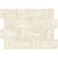 Marvel Travertine White Mosaico Basketweave 35x47 - Atlas Concorde AF9M CERAMICHE ATLAS CONCORDE - 1