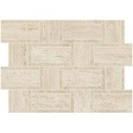 Marvel Travertine Pearl Mosaic Basketweave 35x47 - Atlas Concorde AF9O CERAMICHE ATLAS CONCORDE - 1