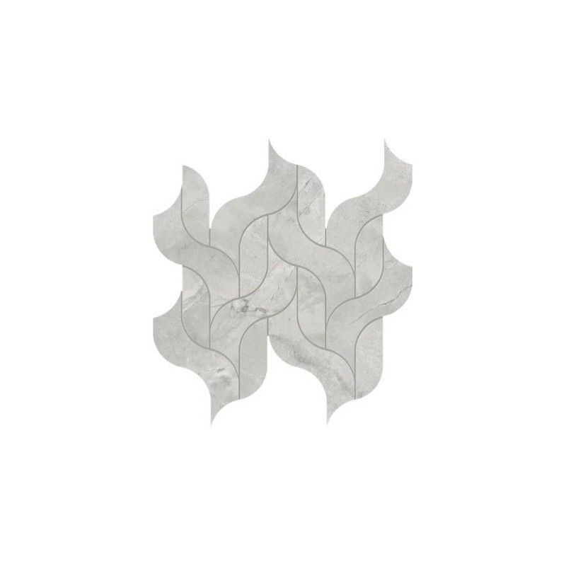 Marvel X Grey Cloud Mosaic Waterfall Lapped 30,5x27,7 - Atlas Concorde AF8U CERAMICHE ATLAS CONCORDE - 1