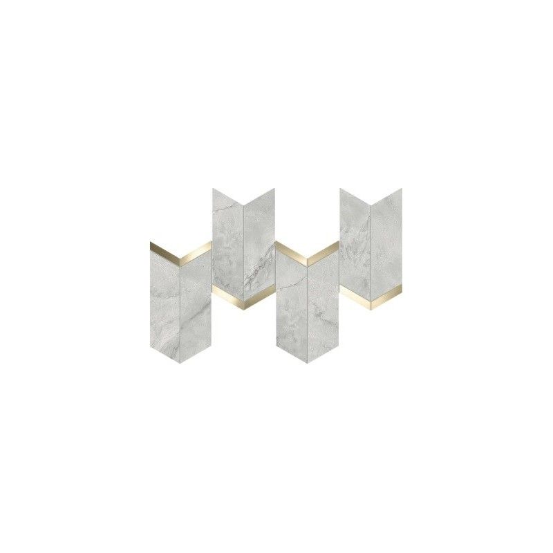 Marvel X Grey Cloud  Mosaico Chevron Lappato 19,2x46,3 - Atlas Concorde AF8Z CERAMICHE ATLAS CONCORDE - 1