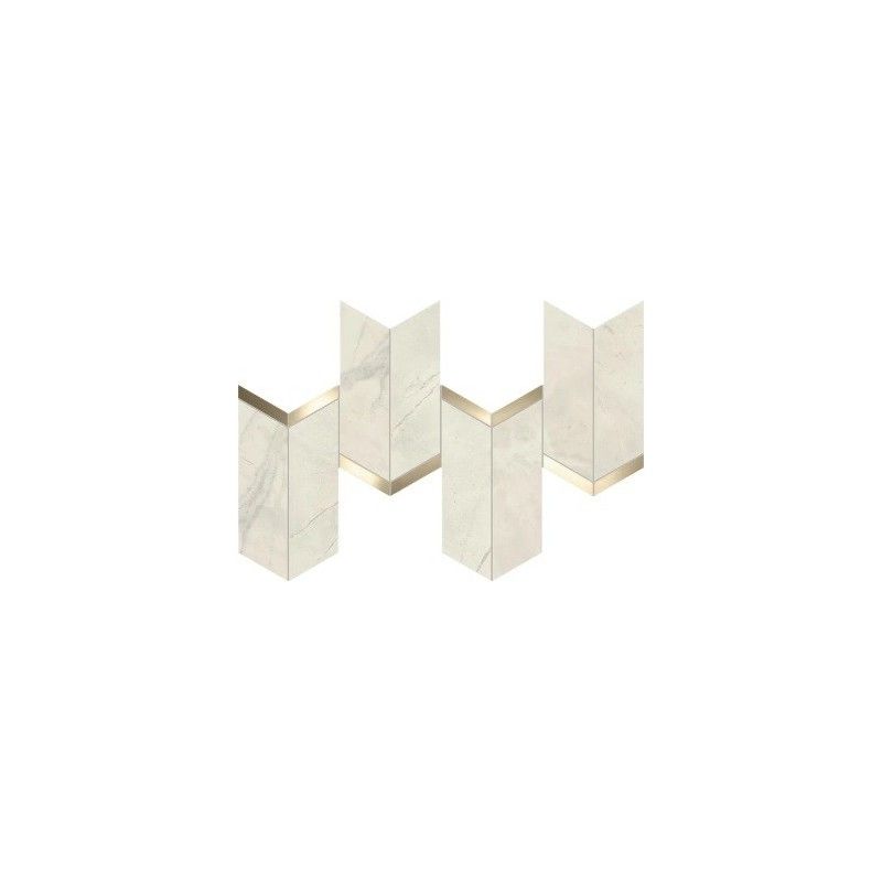 Marvel X Calacatta Perla Mosaico Chevron Lappato 19,2x46,3 - Atlas Concorde AF8Y CERAMICHE ATLAS CONCORDE - 1