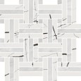 EXTRA MOSAIC INTRECCIO SCENIC WHITE/PULPIS GREY POLISHED 30X30 - Novabell EXT001L NOVABELL - 1