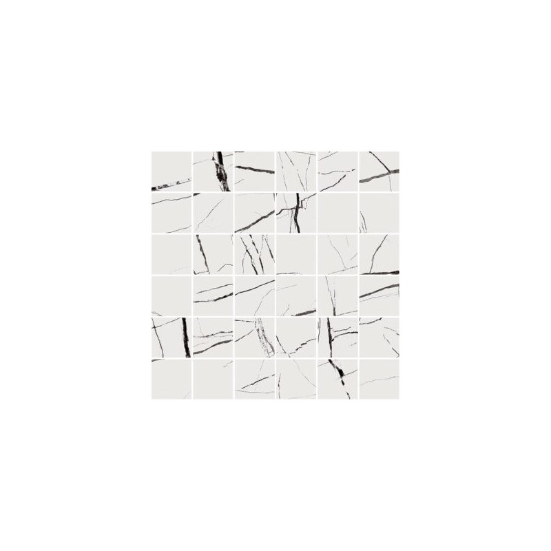 EXTRA MOSAIC 5X5 SCENIC WHITE POLISHED  30X30 - Novabell EXT005L NOVABELL - 1
