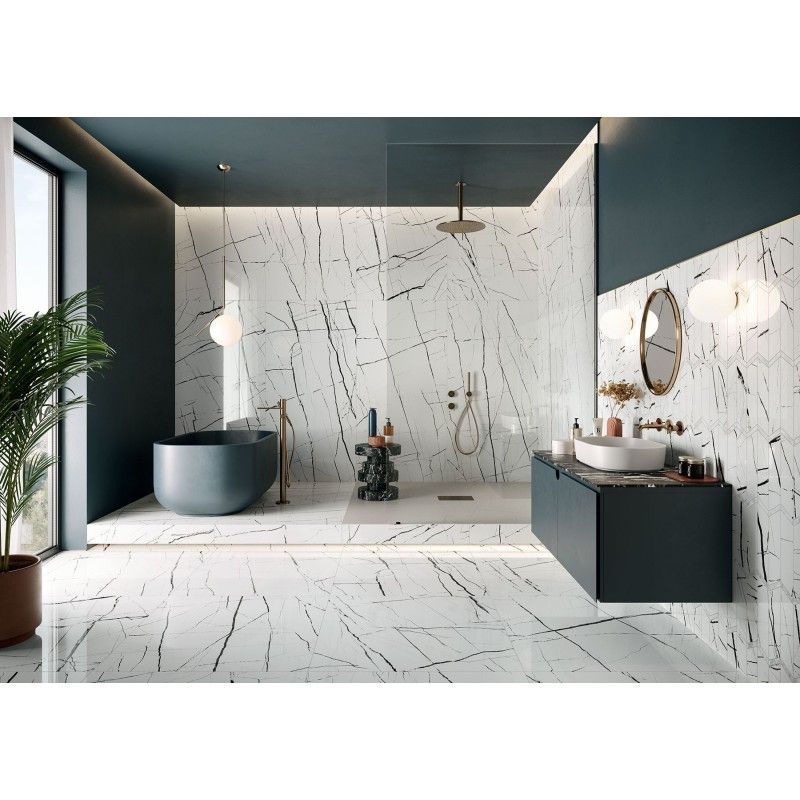 EXTRA SCENIC WHITE LEVIGATO RETTIFICATO  60X60 - Novabell EXT00LR NOVABELL - 1