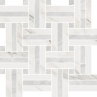 EXTRA MOSAIC INTRECCIO PULPIS GREY/CALACATTA POLISHED  30X30 - Novabell EXT221L NOVABELL - 1
