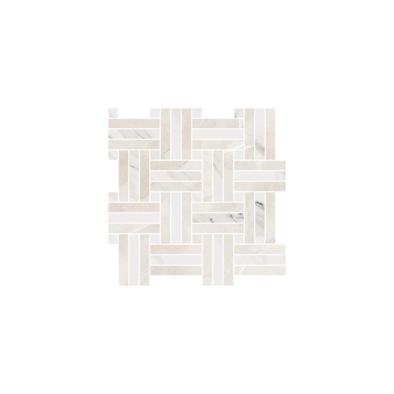 EXTRA MOSAIC INTRECCIO BEIGE/CALACATTA POLISHED  30X30 - Novabell EXT441L NOVABELL - 1