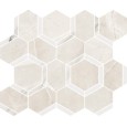 EXTRA ESAGONA MIX BEIGE/CALACATTA POLIERT  39,2X34,5 - Novabell EXT447L NOVABELL - 1