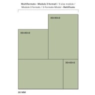 LUMIÈRE MODULO 3 FORMATI SABBIA 20MM 60X90 - Novabell LMRM433 NOVABELL - 1